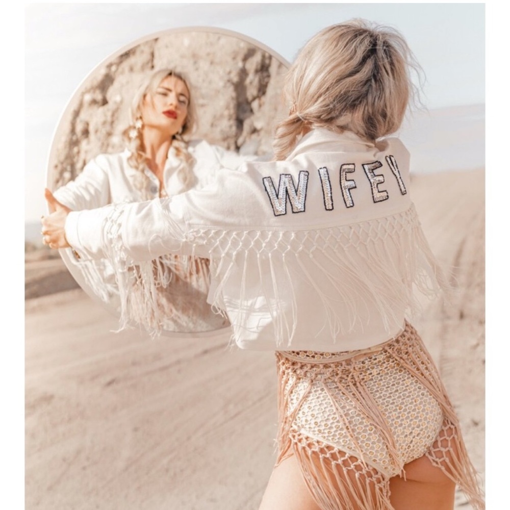 EastnWest Wifey Jacket with Macrame
